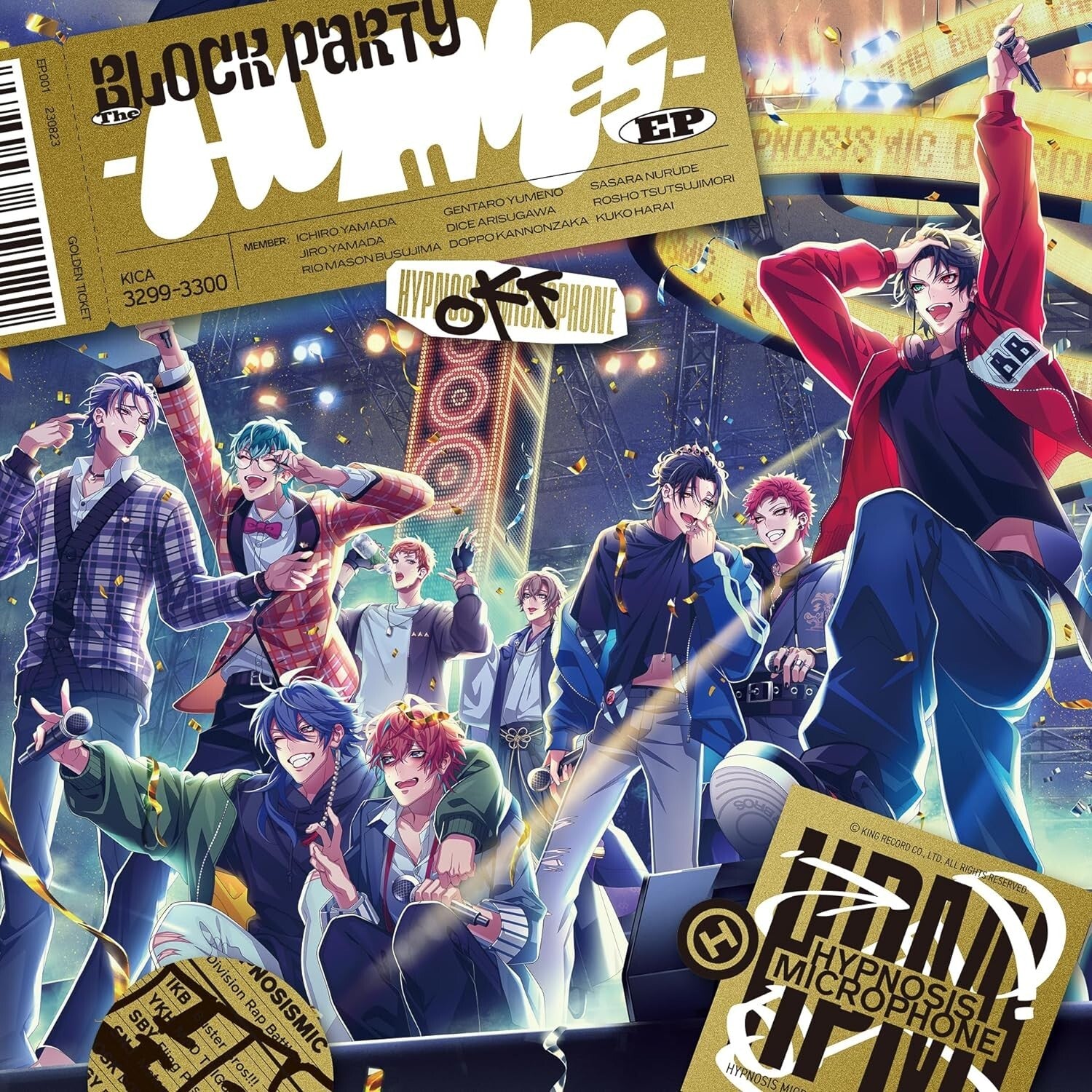 Hypnosismic Division Rap Battle The Block Party HOMIEs Japan Music CD NEW