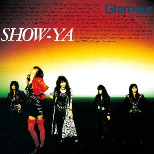 New SHOW-YA-GLAMOUR +2-JAPAN CD BONUS TRACK Ltd/Ed