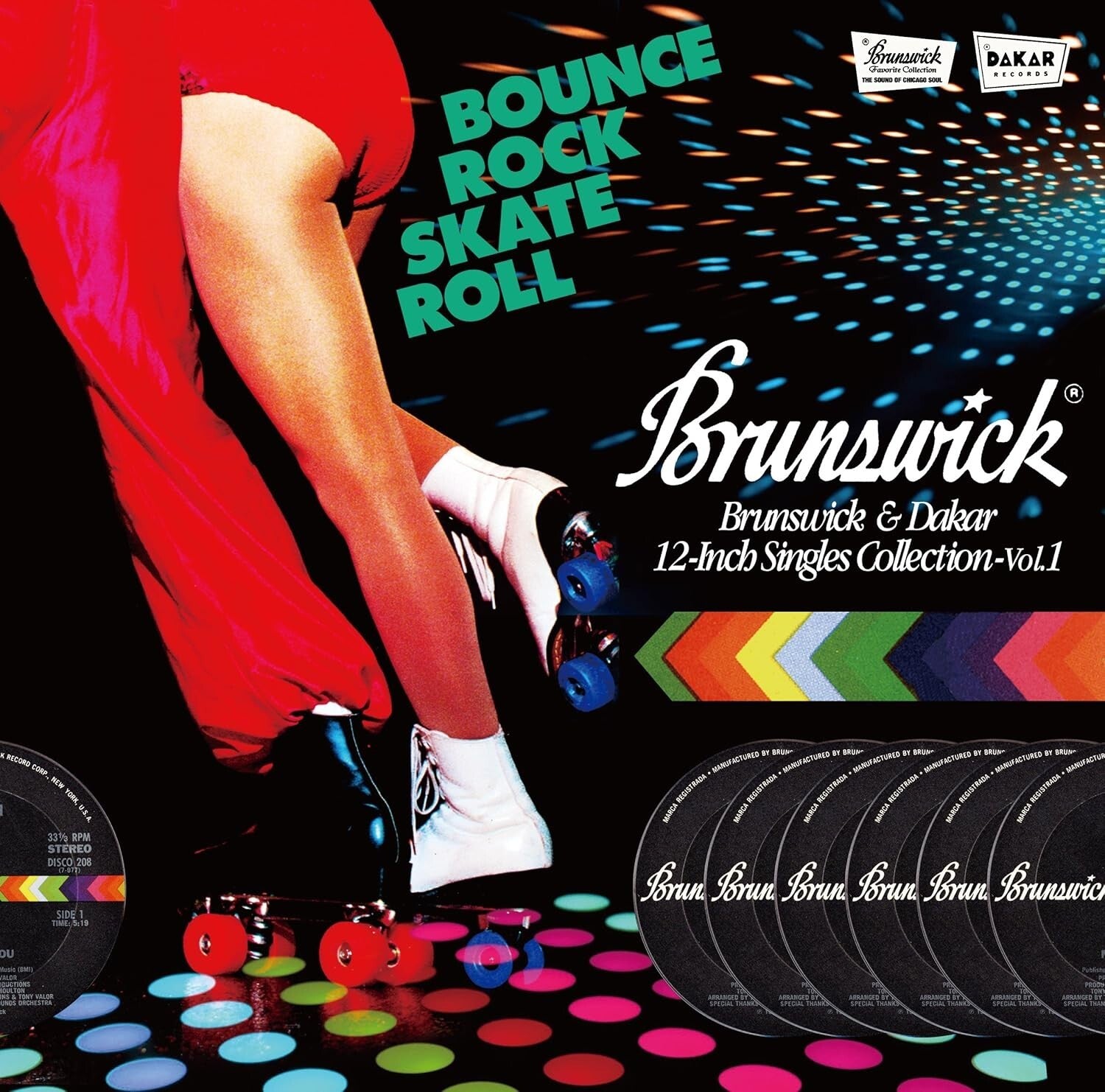 New Various-Bounce Rock Skate Roll [Brunswick...& Collection - Vol. 1]-Japan CD