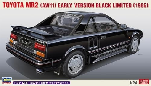 Hasegawa 1/24 Toyota MR2 AW11 Early Model Black Limited Plastic Model 20693 New