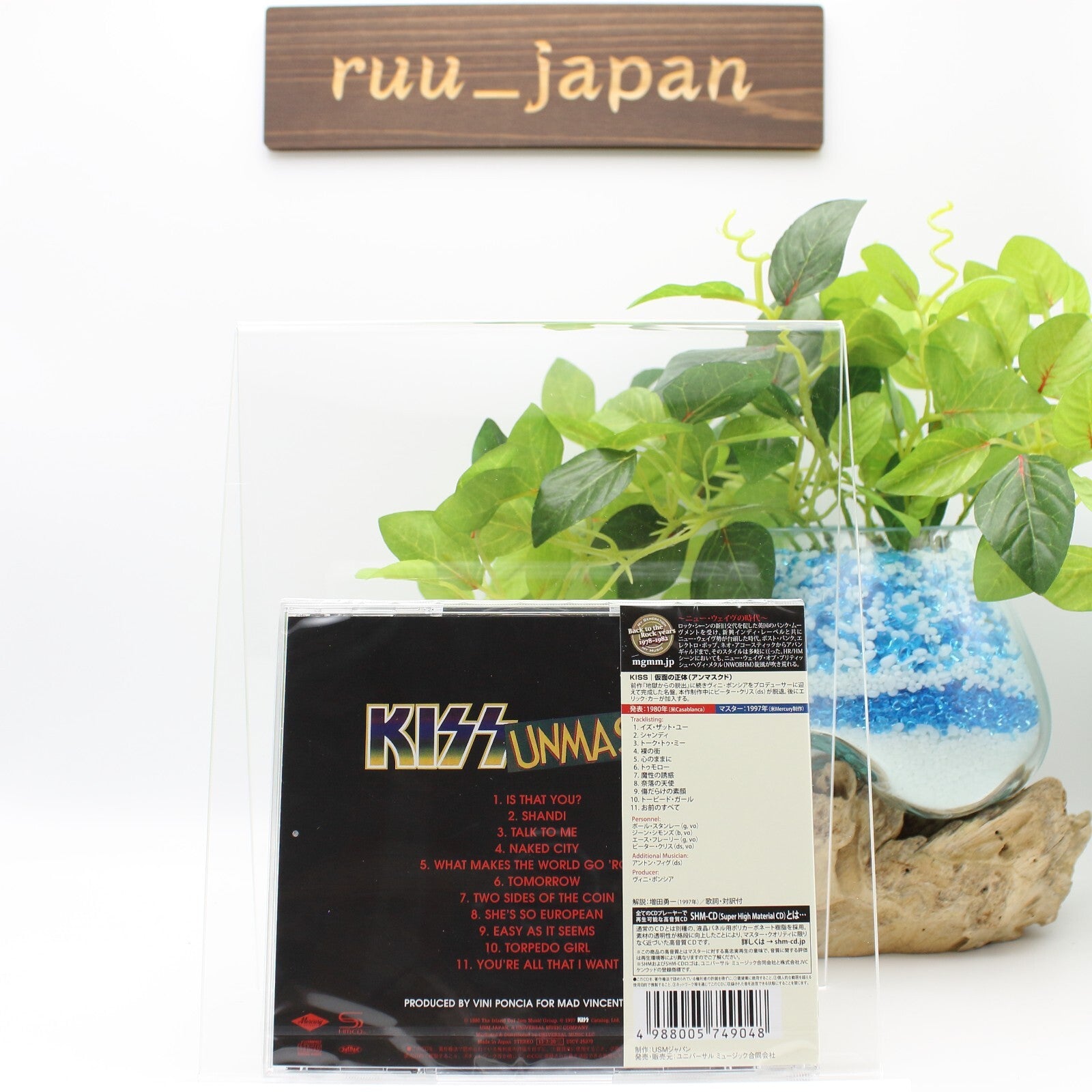 New Kiss CD(SHM-CD) Unmasked Japan OBI