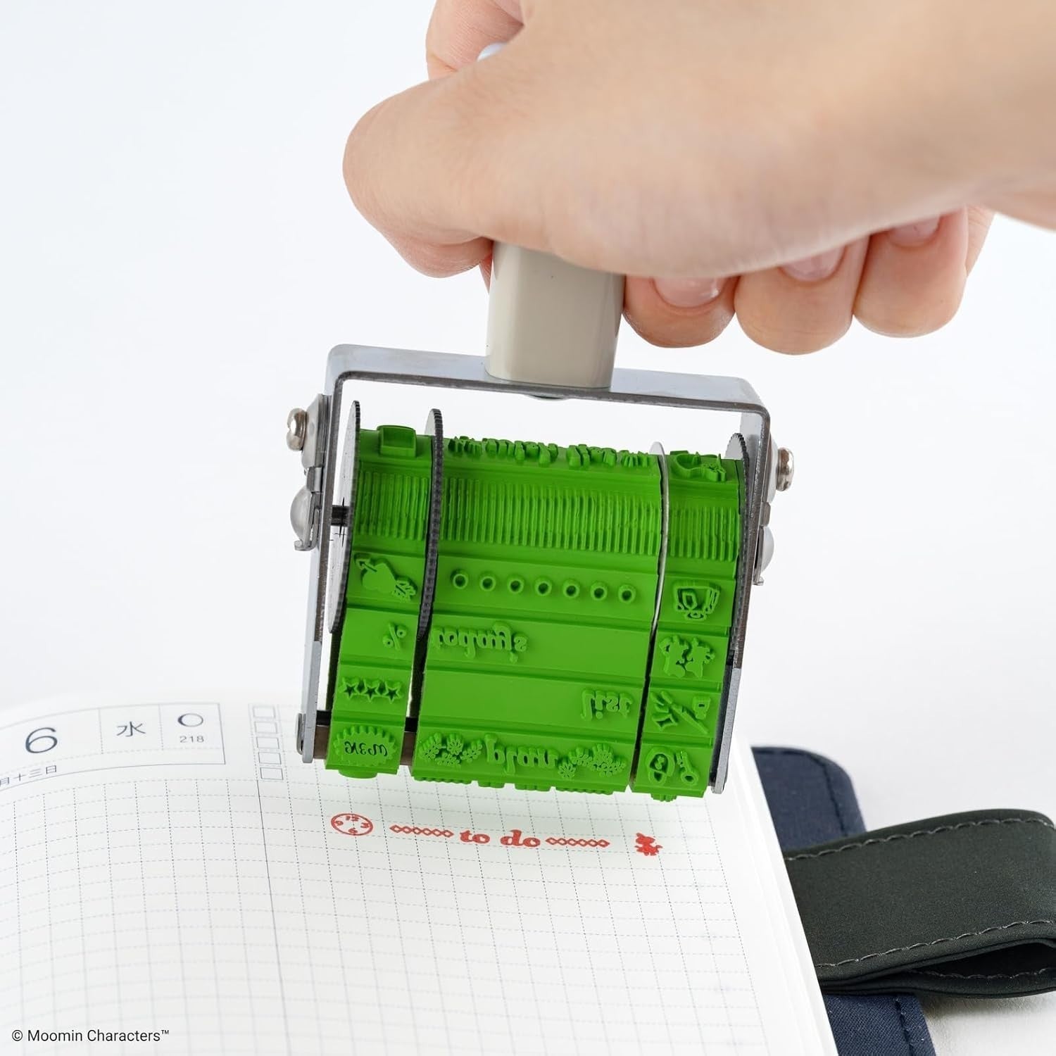 Sanbi x Hobonichi Techo / Moomin Rotating Stamp for Use with Planners NEW