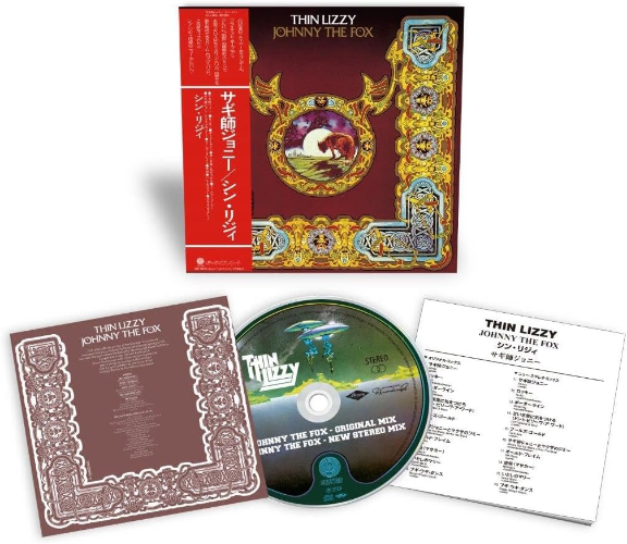 New THIN LIZZY JOHNNY THE FOX WITH BONUS TRACKS 2025 JAPAN MINI LP SHM CD