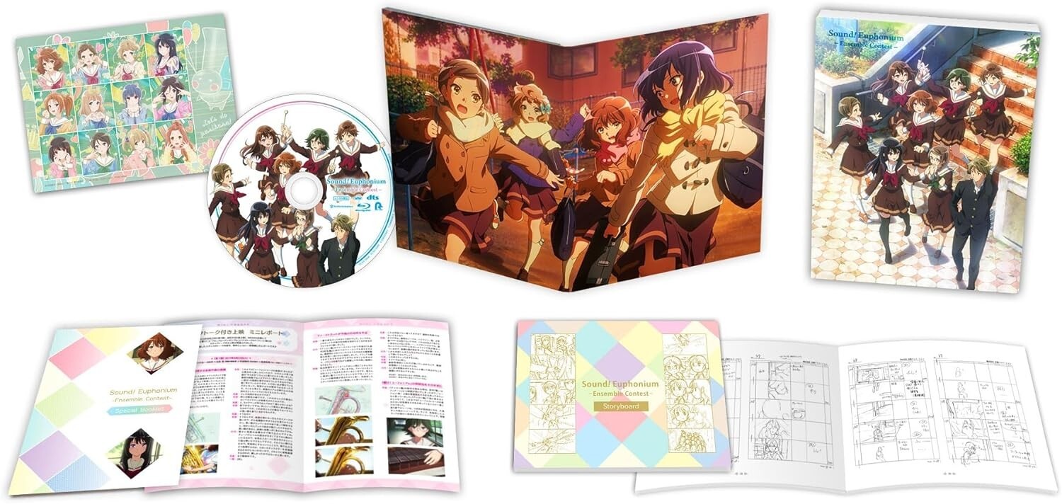 Sound Euphonium Ensemble Contest First Limited Edition Blu-ray Booklet Japan New