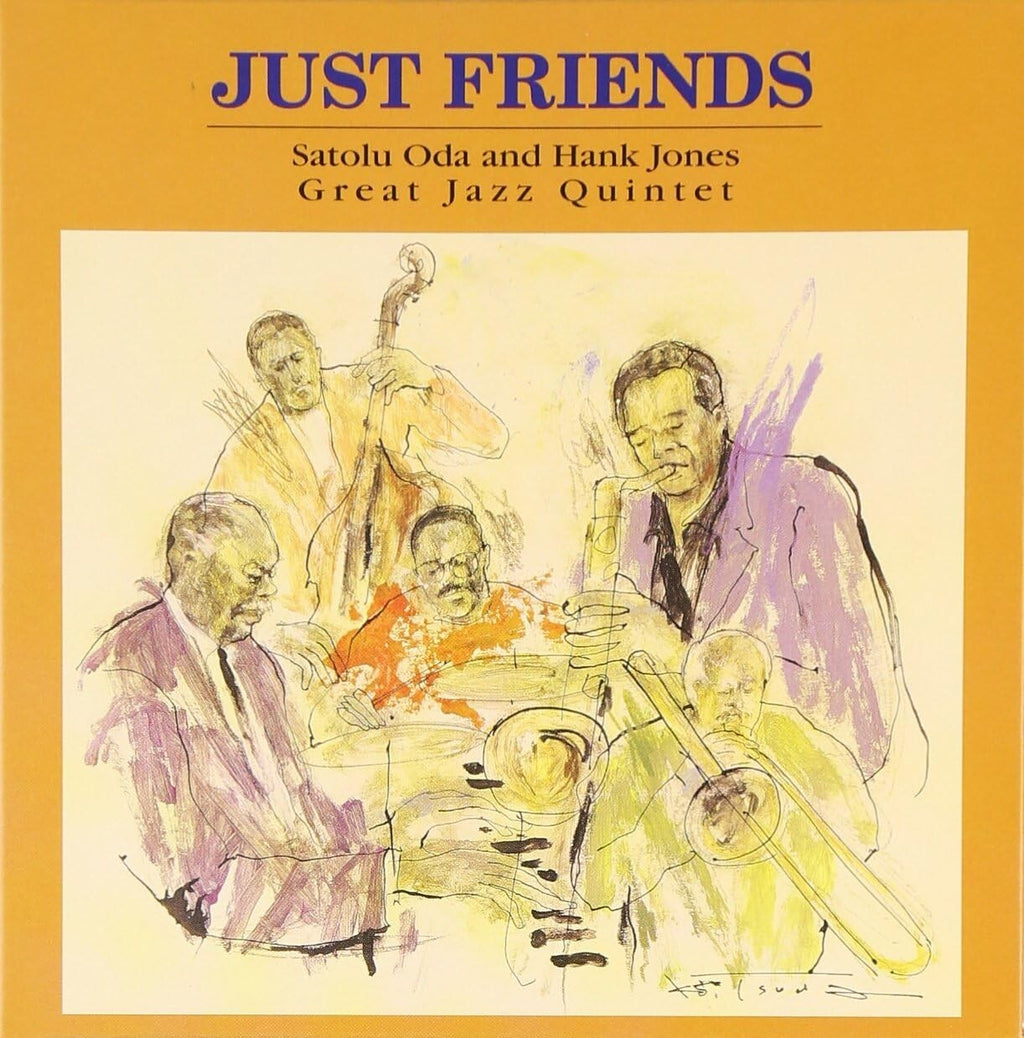 New Satoru Oda & Hank Jones Great Jazz Quintet CD Just Friends Paper Japan OBI