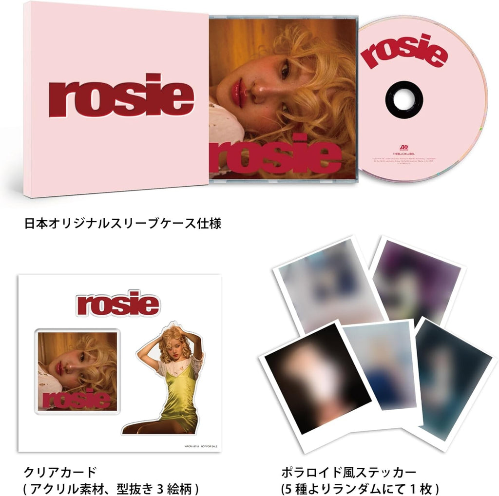 ROSE (BLACKPINK) rosie Limited Edition CD+Card+Sticker+Case Japan New