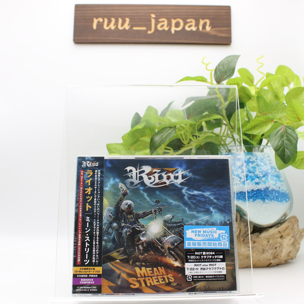 RIOT Mean Streets CD w/ Blu-ray + Bonus CD Japan Limited Edition New