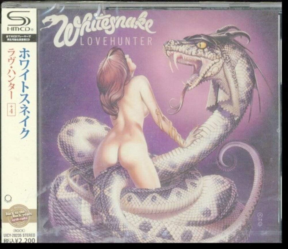 New WHITESNAKE LOVE HUNTER WITH BONUS TRACKS JAPAN SHM CD