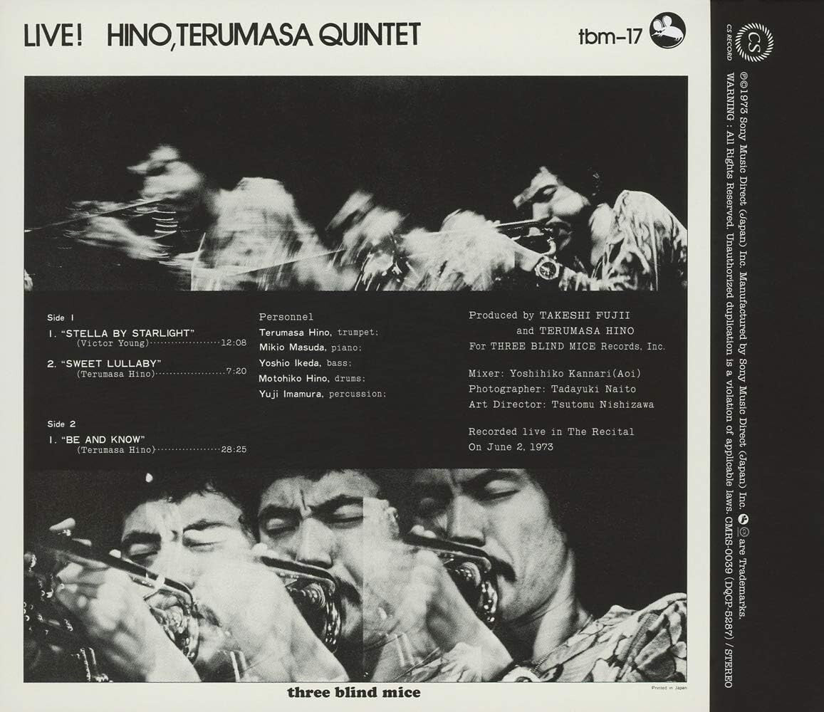New TERUMASA HINO QUINTET-LIVE! from Japan