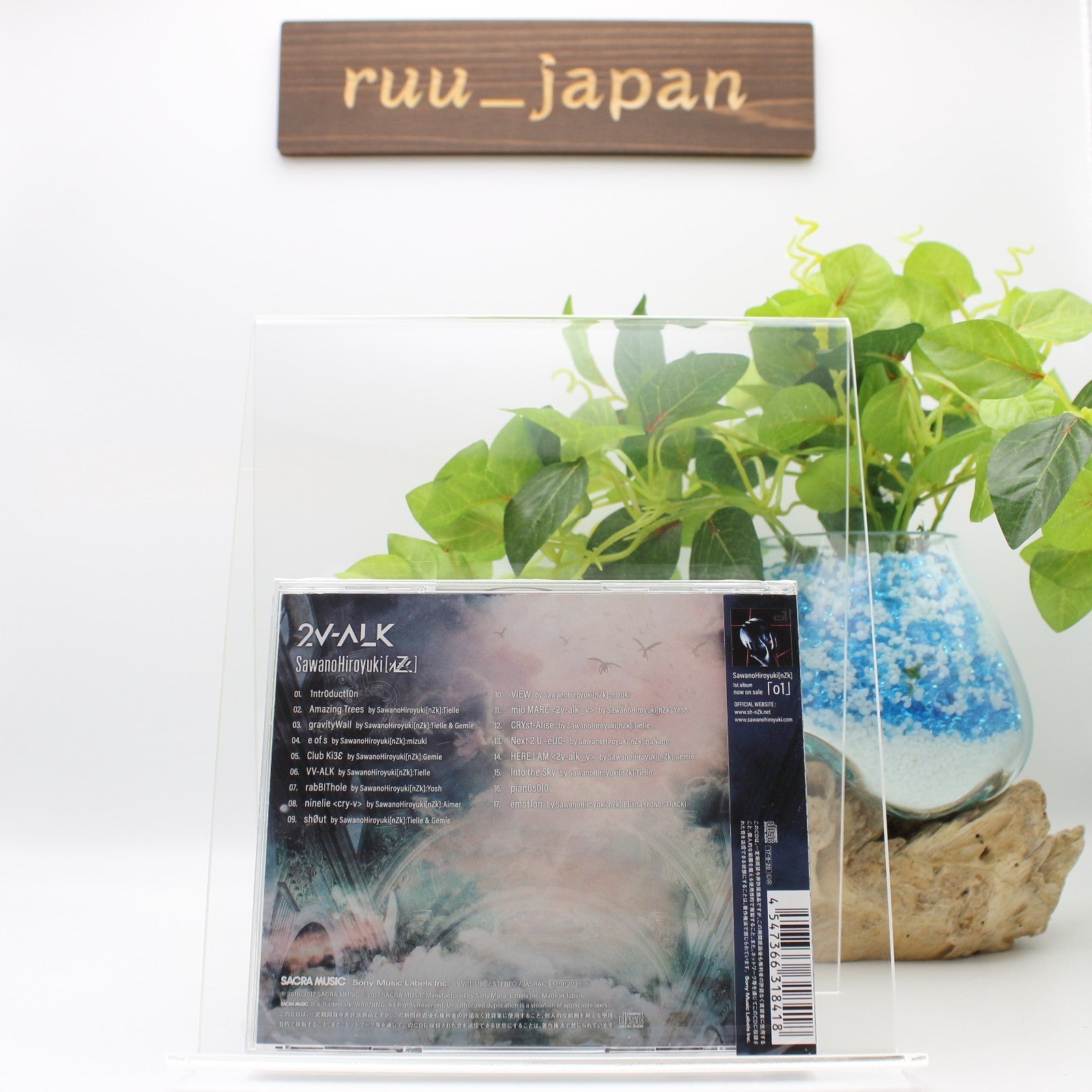 CD New SawanoHiroyuki[nZk] 2V-ALK  with Bonus Track From Japan CD 16tracks