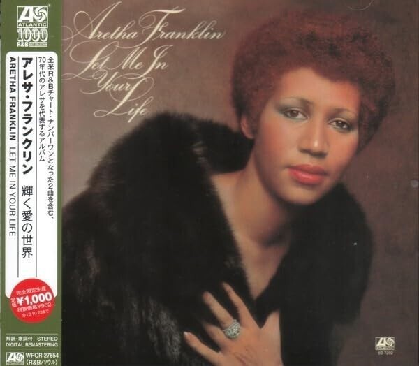 Aretha Franklin CD Let Me In Your Life Japan OBI new