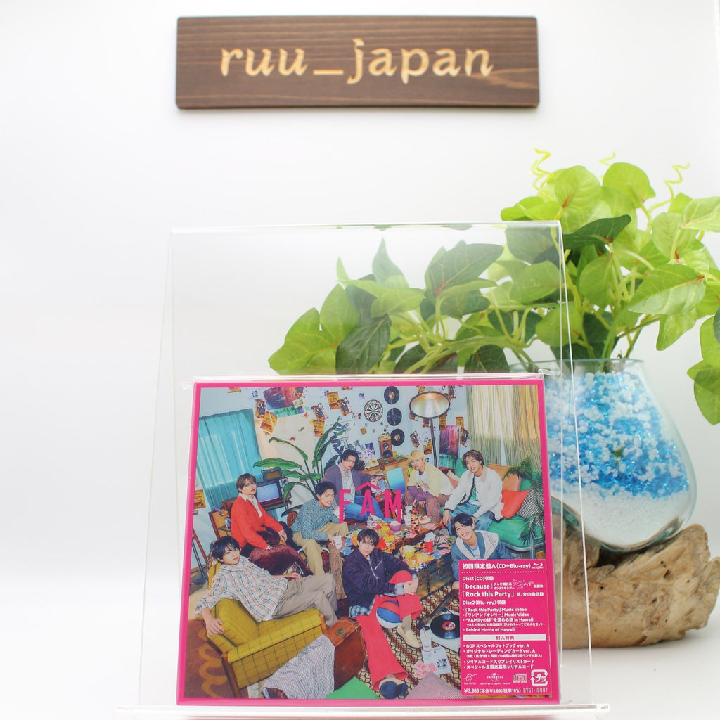 CD New timelesz FAM (First Limited Edition A) (with Blu-Ray) PHOTOBOOK+PHOTOCARD