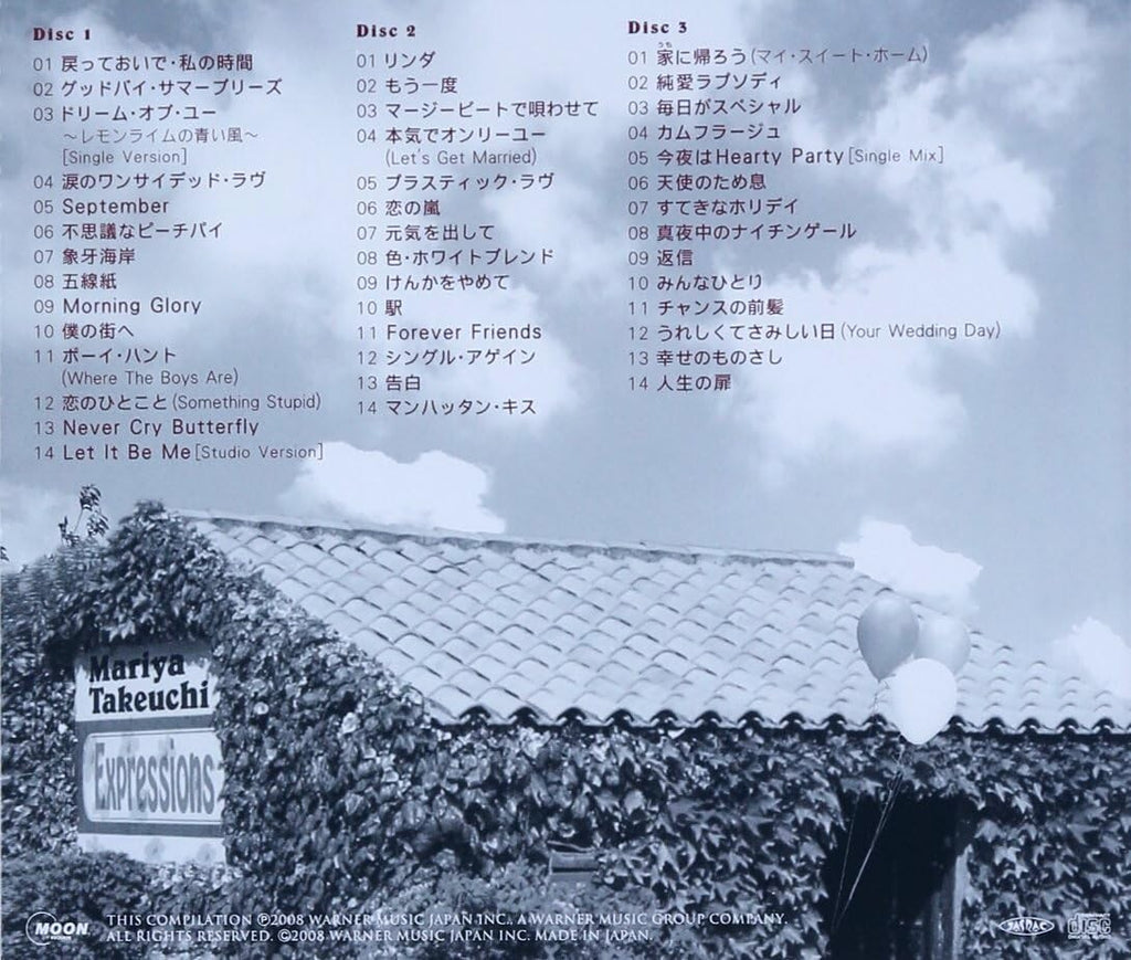 Mariya Takeuchi J-POP 3CD Expressions Compilation NEW
