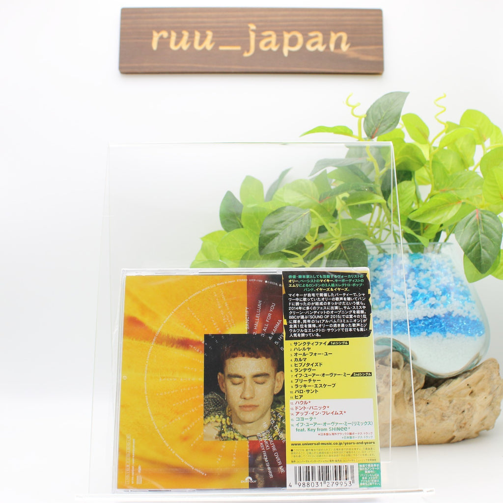 YEARS & YEARS PALO SANTO WITH BONUS TRACKS  JAPAN CD New