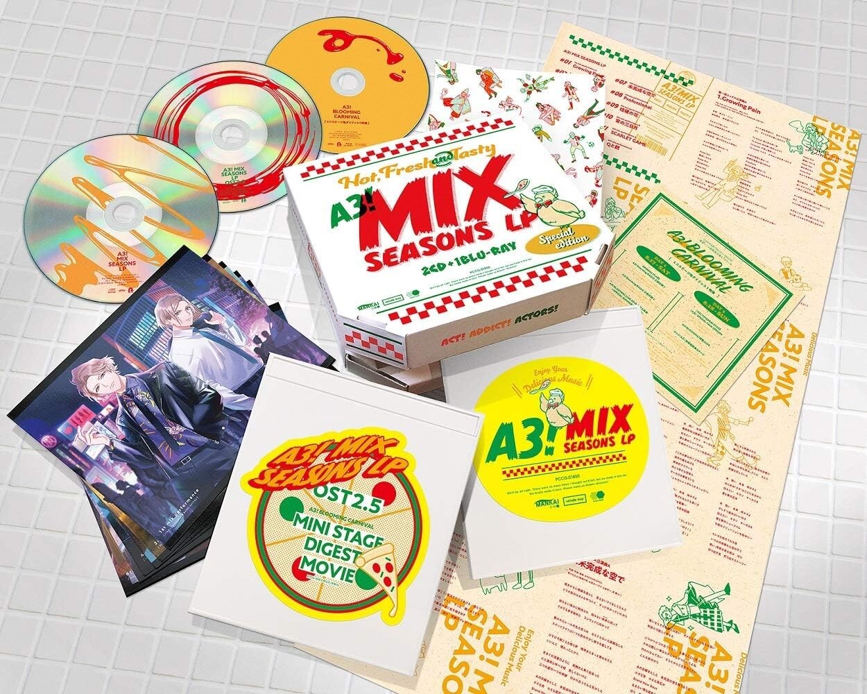 Blu-ray New A3! MIX SEASONS LP (ALBUM+BLU-RAY) (SPECIAL EDITION)