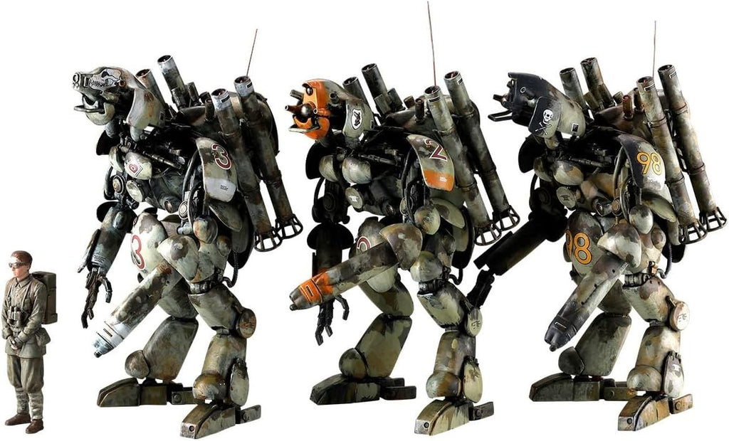 Kaiyodo ARTPLA Maschinen Krieger Final Hunt Set Jerry Can Uncle 1/35 Scale NEW