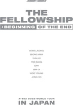ATEEZ 2022 WORLD TOUR THE FELLOWSHIP BEGINNING OF THE END IN JAPAN Blu-ray NEW