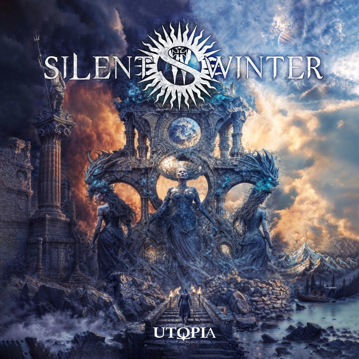 New SILENT WINTER Utopia + 2 JAPAN CD Crusade Of Steel Greece Prog/Power