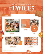 CD TWICE #TWICE5 Standard Edition CD + Booklet & Trading Card & Sticker