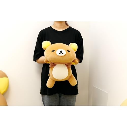San-X Rilakkuma &quotJust Doing It&quot Series Cuddle Plush Toy for Staying New