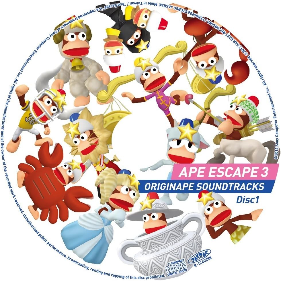 CD New Ape Escape 3 Originape Soundt CD from Japan