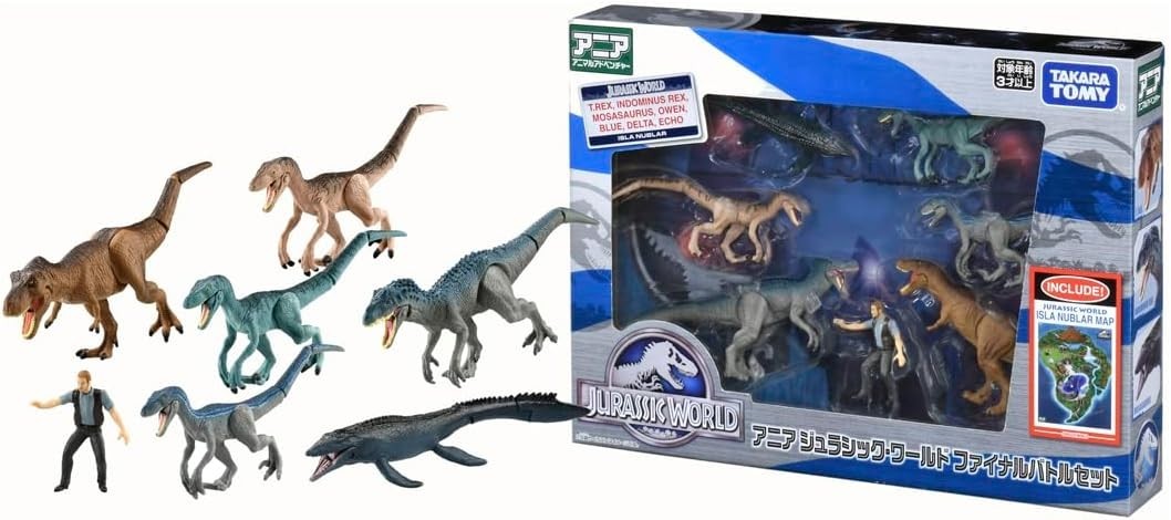 Takara Tomy Ania Jurassic World Final Battle Set Animal Dinosaur Toys for NEW