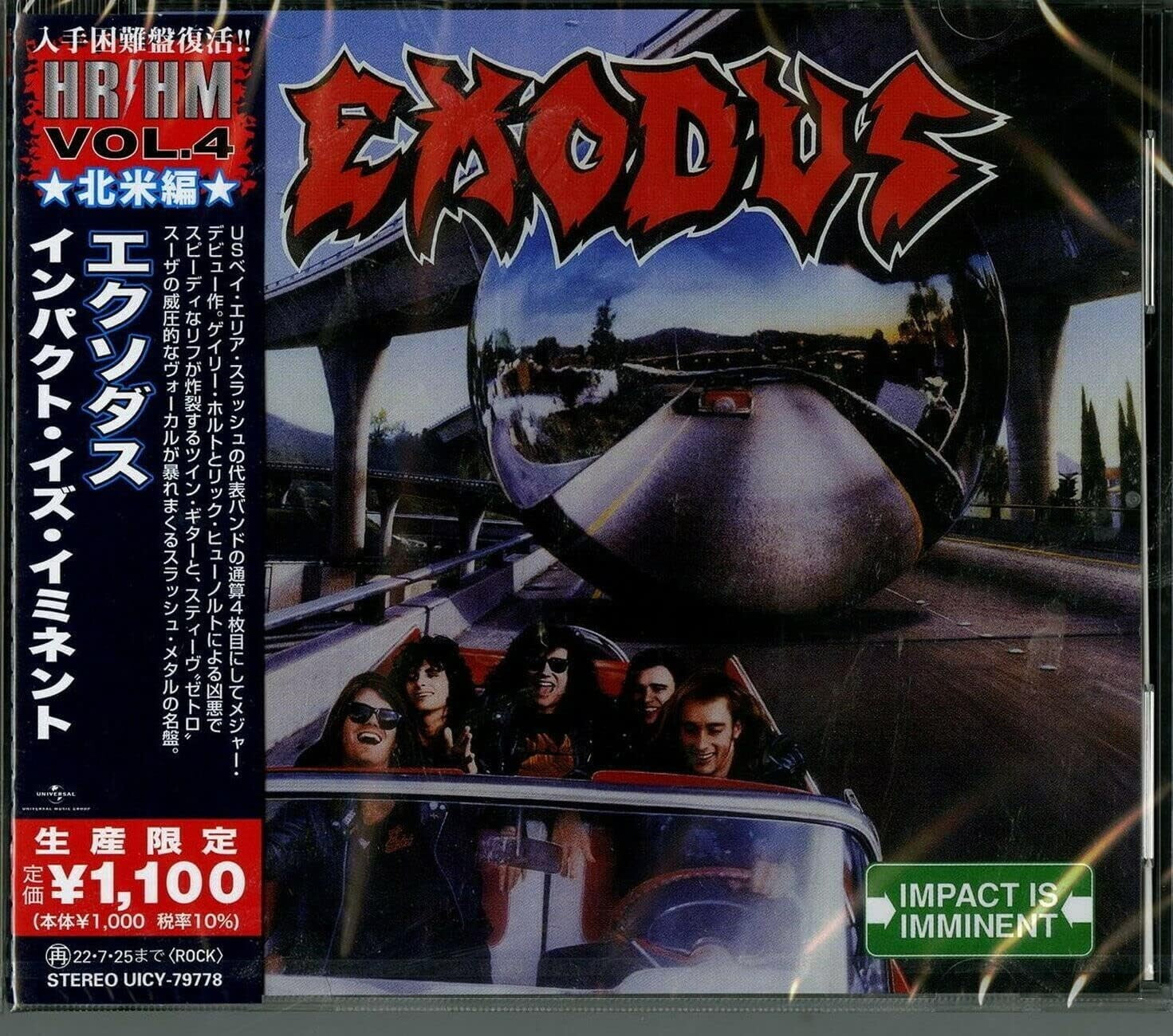 Exodus - Impact Is Imminent CD Reissue From Japan NEW