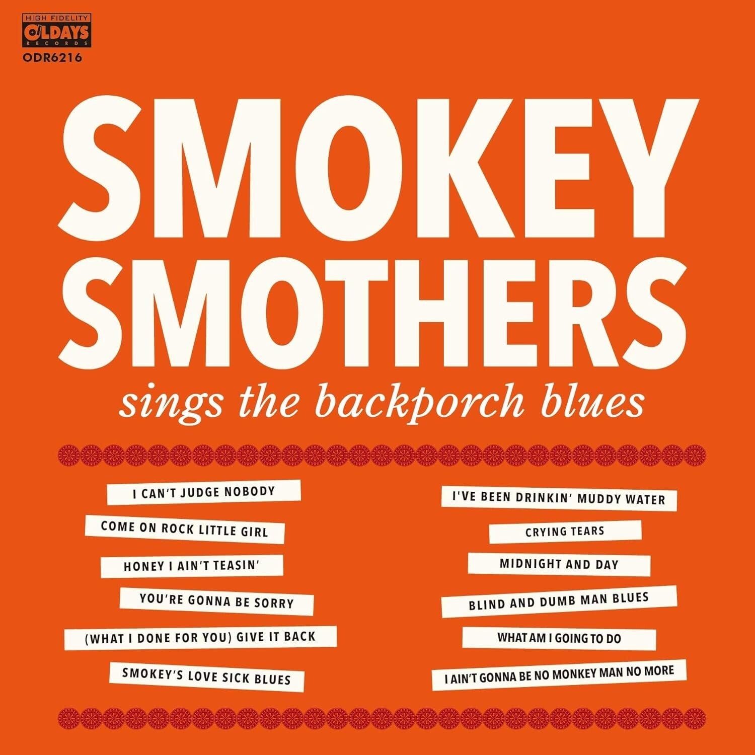 New SMOKEY SMOTHERS Sings The Backporch Blues w/ Bonus Track JAPAN MINI LP CD