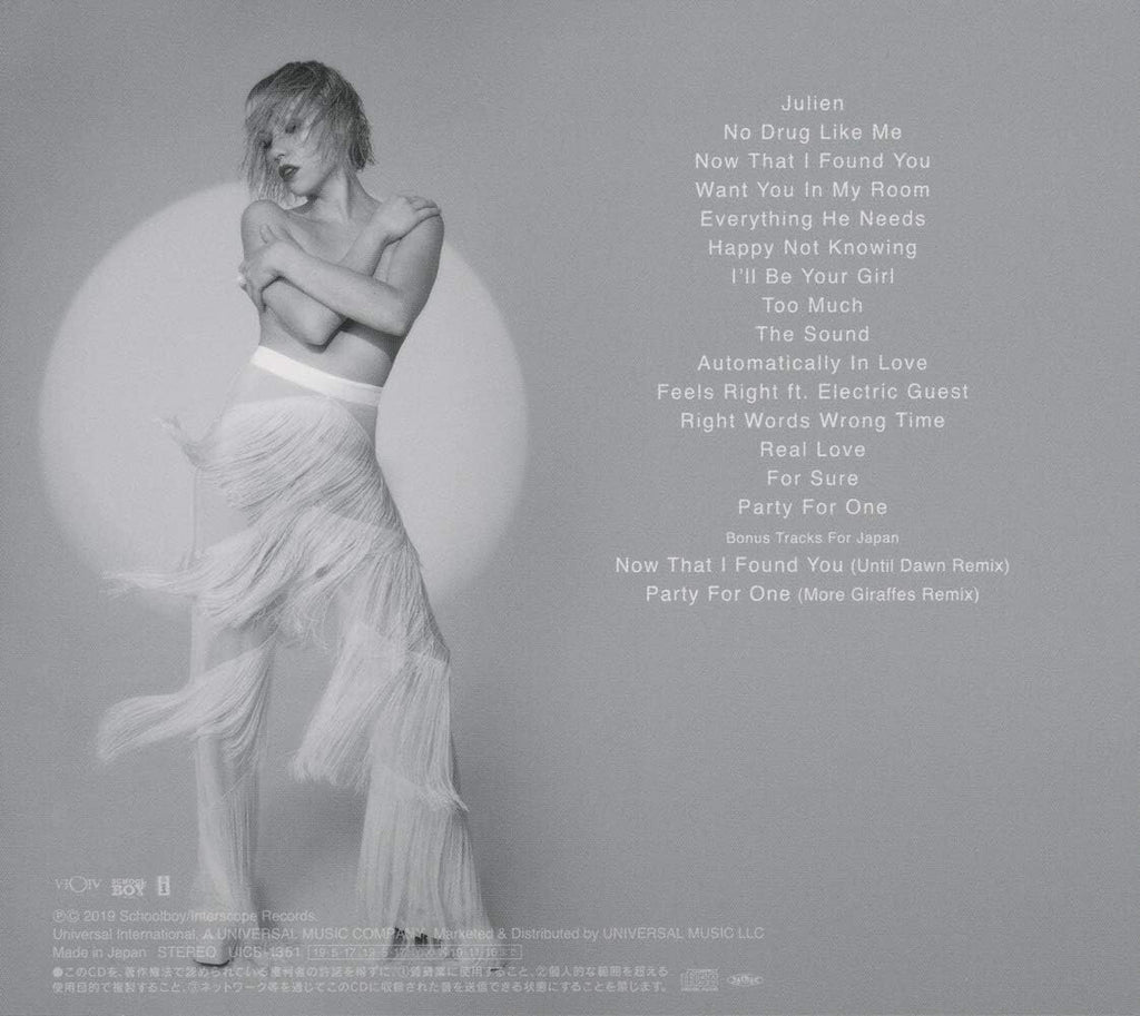 2019 CARLY RAE JEPSEN DEDICATED with Bonus Track JAPAN CD IN SLIP CASE NEW