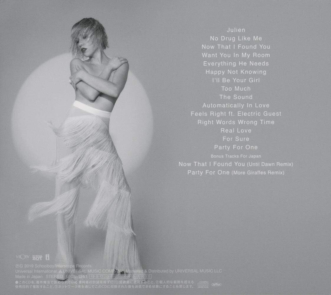 2019 CARLY RAE JEPSEN DEDICATED with Bonus Track JAPAN CD IN SLIP CASE NEW
