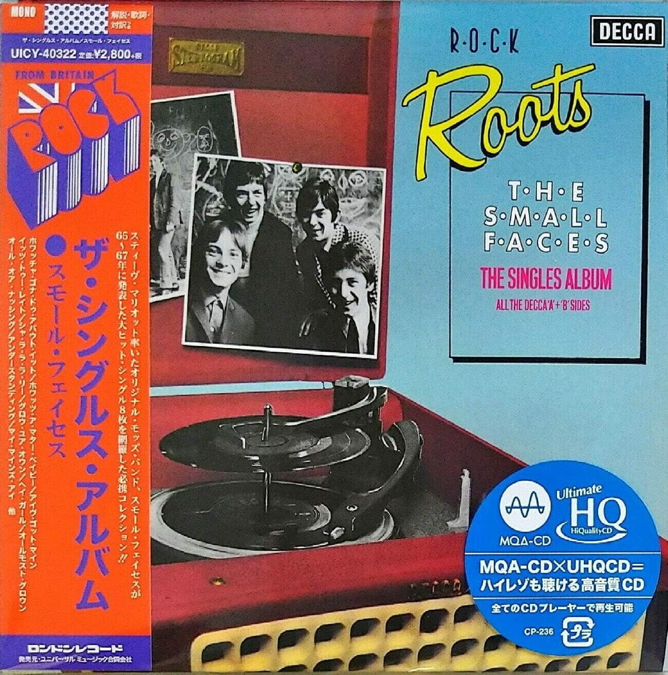 New SMALL FACES-ROCK ROOTS-JAPAN Paper Sleeve MQA UHQCD Ltd/Ed