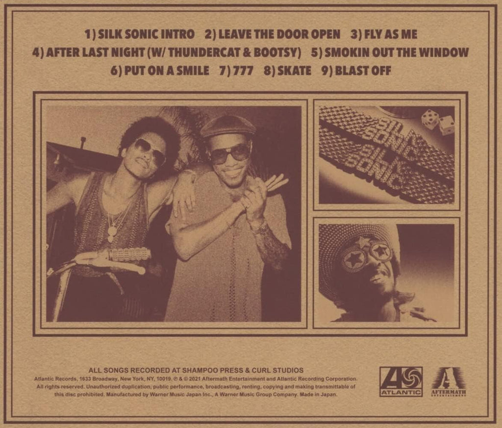 BRUNO MARS ANDERSON PAAK SILK SONIC An Evening with Silk Sonic JAPAN NEW