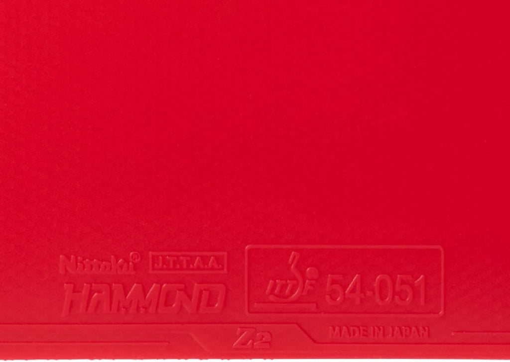 Nittaku Hammond Z2 Table Tennis Rubber ITTF (International Table Tennis NEW