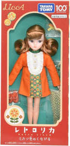 Takara Tomy Licca-chan Doll Retro Licca Orange Lips Takara Tomy 100th NEW