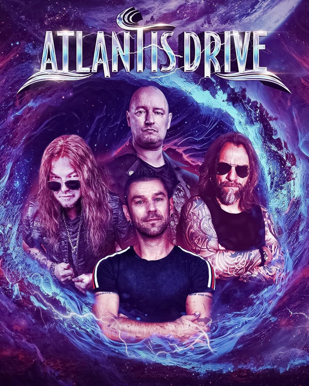 New ATLANTIS DRIVE ST + 3 CD Shining Black Sinner Voodoo Circle Melodic HR !