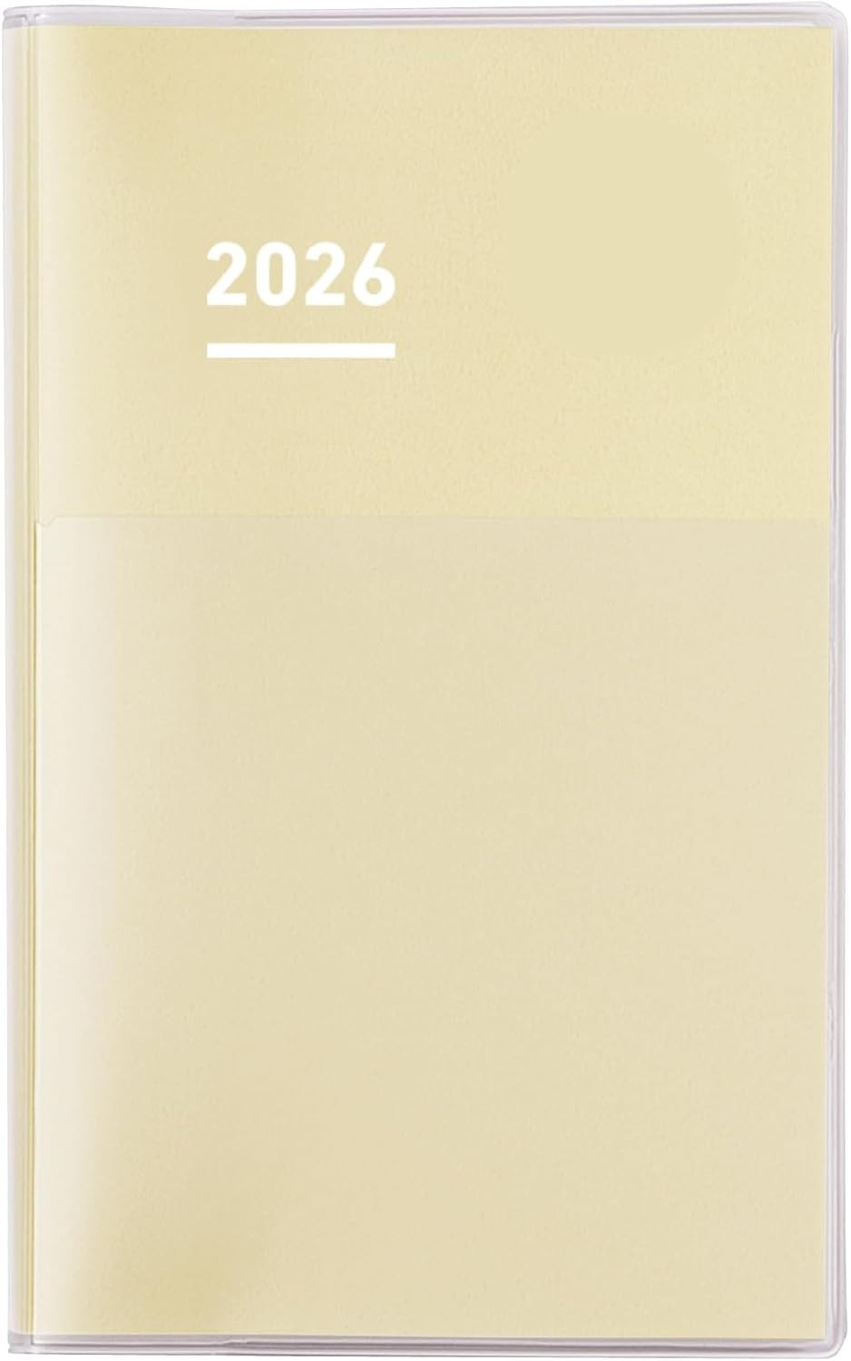 Kokuyo Jibun Techo Diary 2026 Monthly/Weekly Planner A5 Slim Butter Yellow NEW