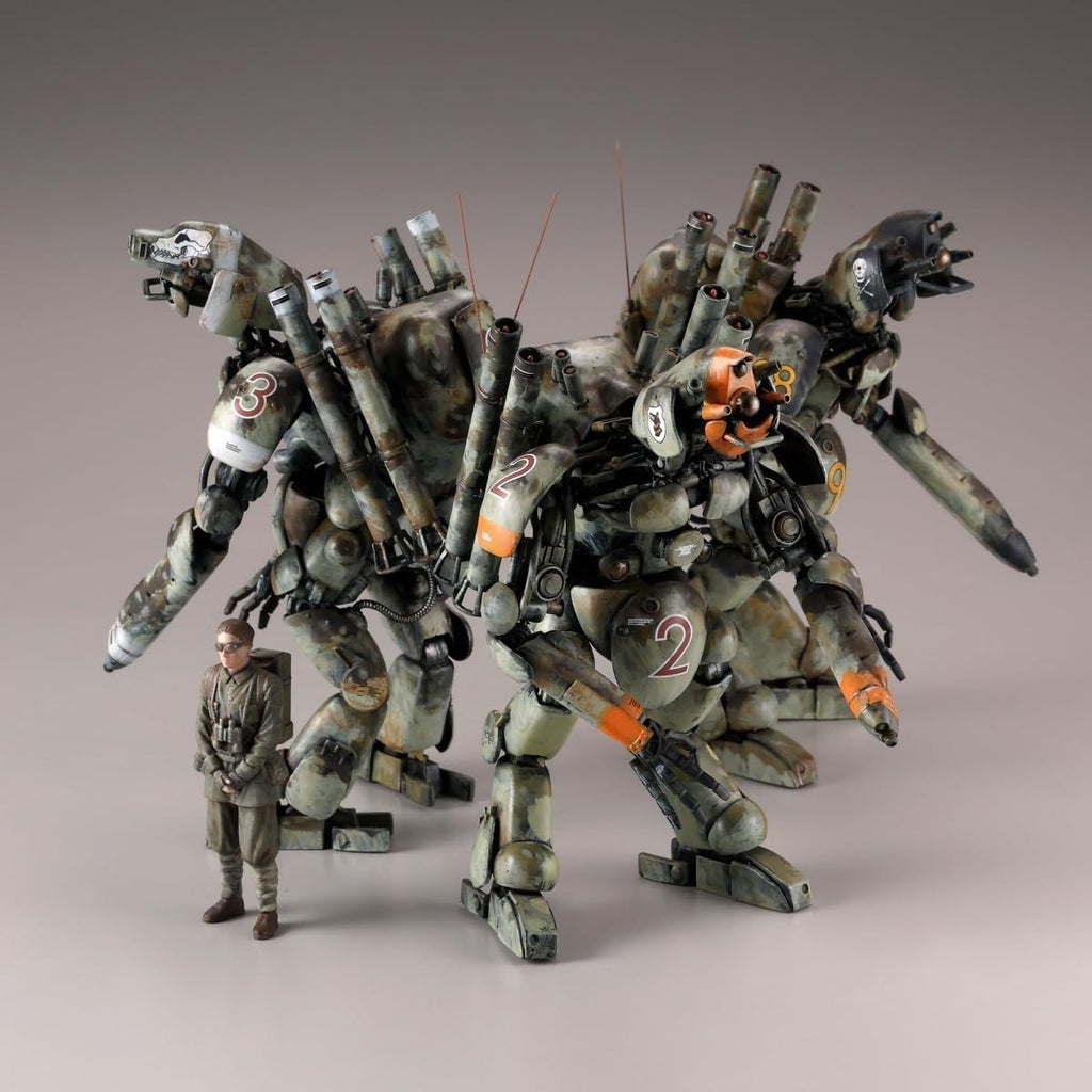 Kaiyodo ARTPLA Maschinen Krieger Final Hunt Set Jerry Can Uncle 1/35 Scale NEW