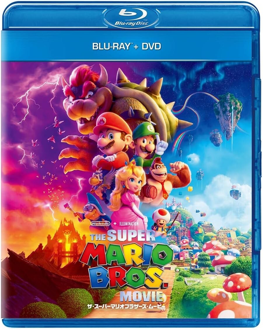 Universal Entertainment Japan The Super Mario Bros. Movie Dvd Plus Blu-Ray new