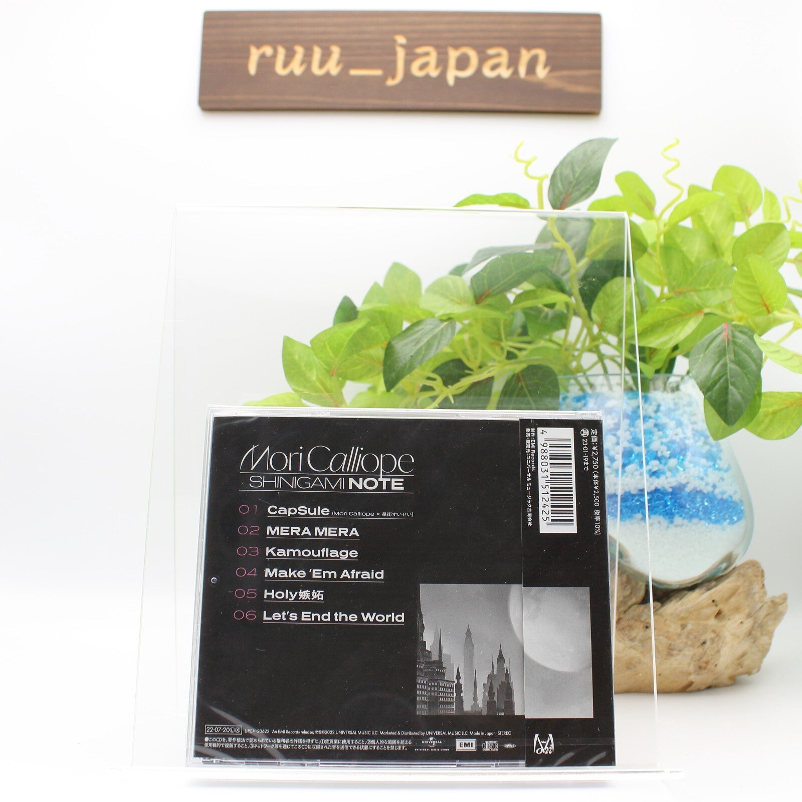 MORI CALLIOPE-SHINIGAMI NOTE-JAPAN CD HOLOLIVE New