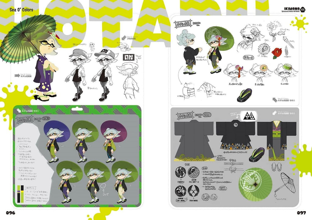 JAPAN Splatoon 2 Ikasu Artbook (Art book) NEW