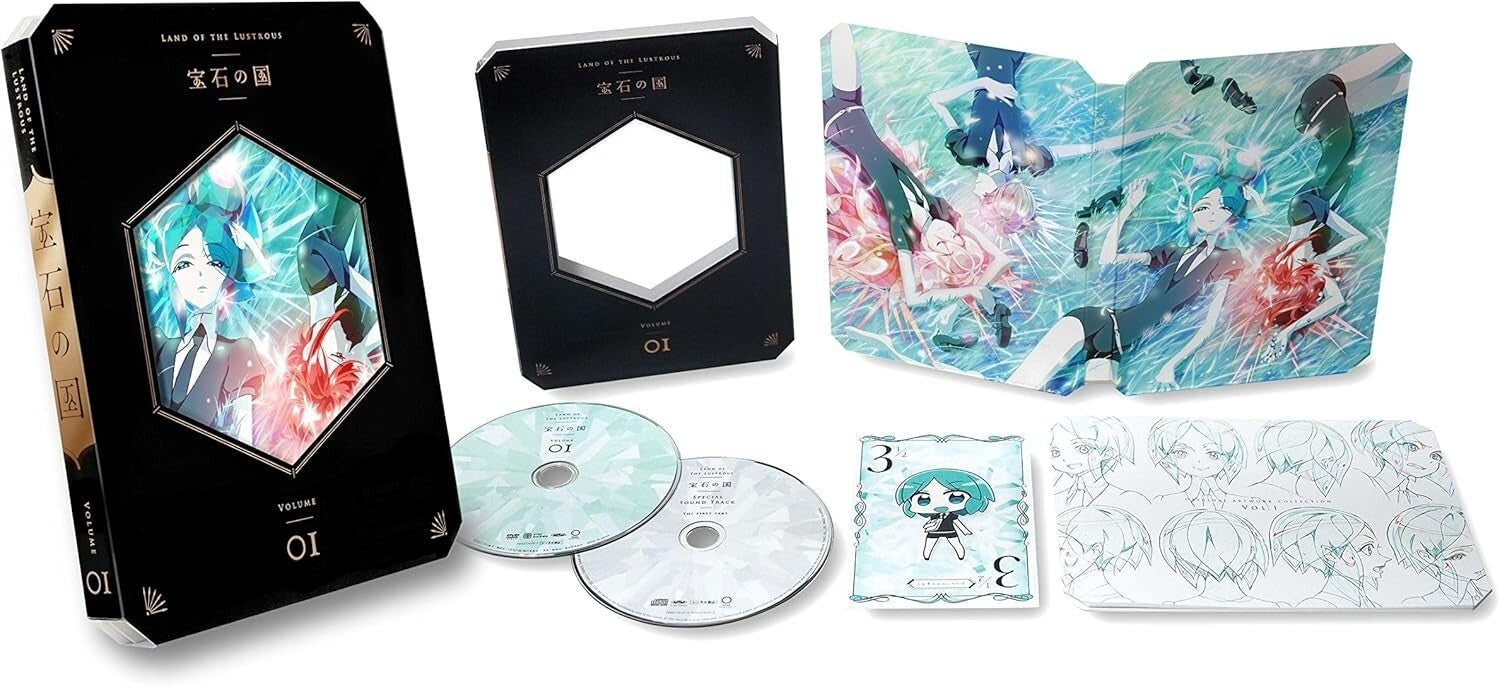 Blu-ray New Land of the Lustrous Vol.1 Limited Edition Blu-ray CD Book