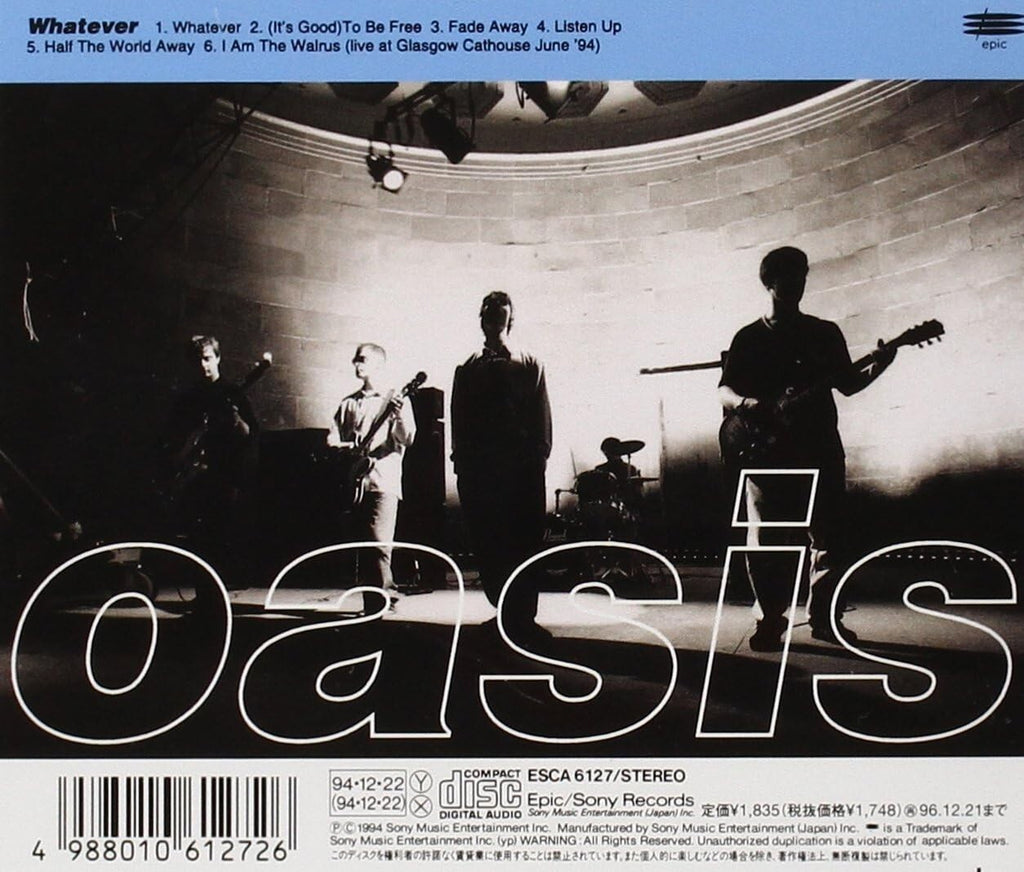 Oasis-Whatever-JAPAN CD New