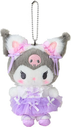 Sanrio 414573 Mascot Holder (White Cat Ballerina) Kuromi NEW