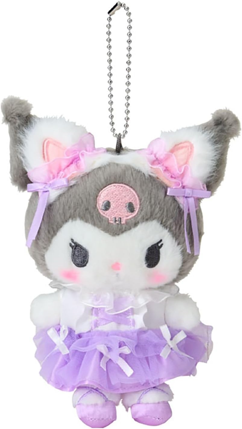 Sanrio 414573 Mascot Holder (White Cat Ballerina) Kuromi NEW
