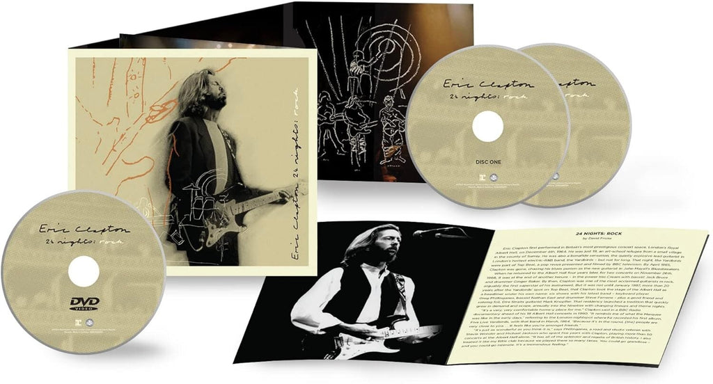 ERIC CLAPTON-24 Nights: Rock-JAPAN 2SHM-CD DVD NEW