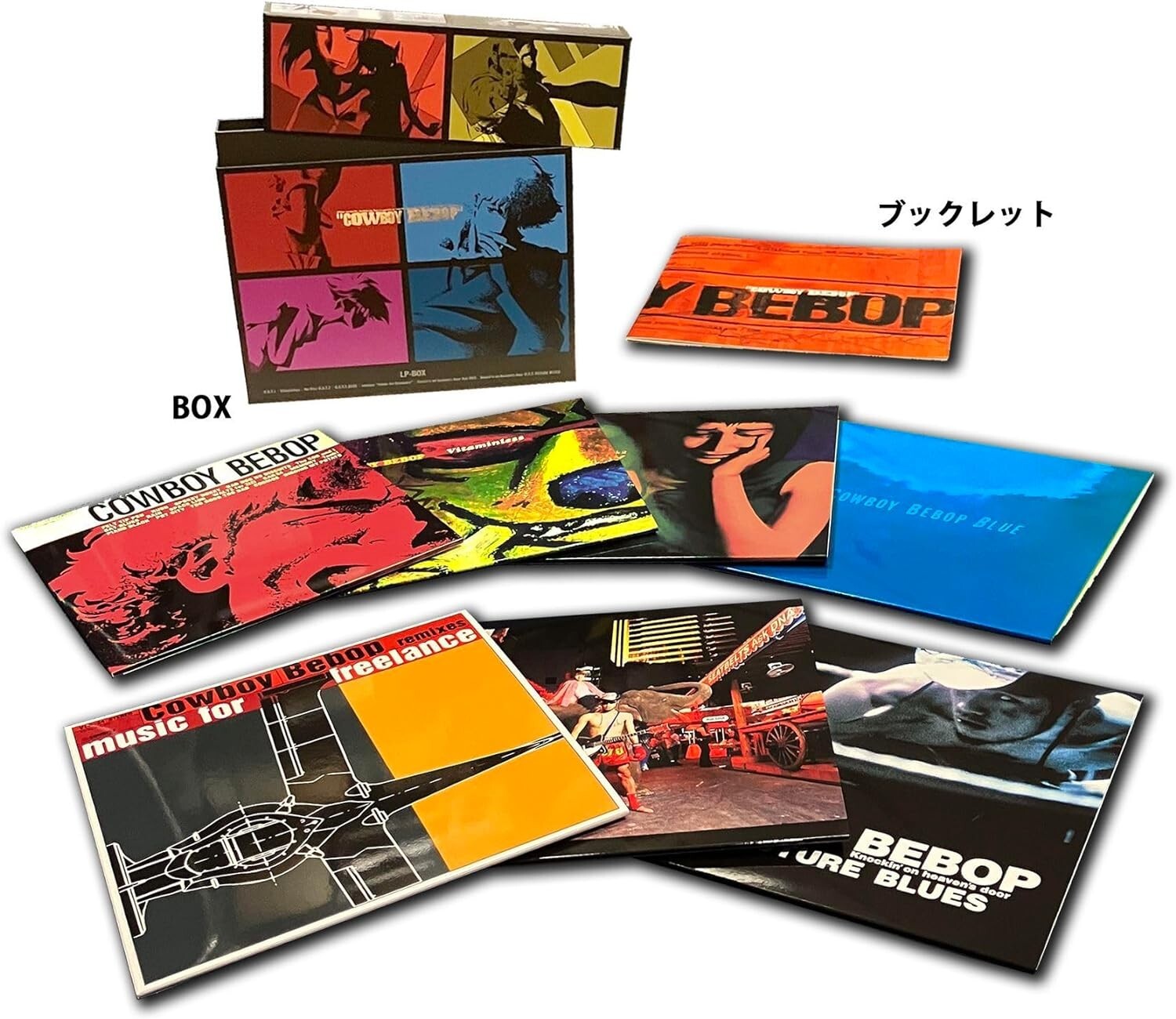 New Seatbelts Cowboy Bebop LP-Box VTJL17 LP Limited Edition 11 analog discs