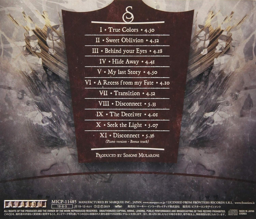 SWEET OBLIVION FEAT. GEOFF TATE  with Bonus Track 2019 CD JAPAN NEW