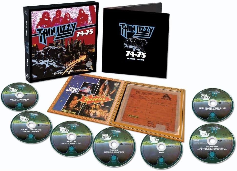 Thin Lizzy Nightlife Fighting 7CD Box Set SHM-CD Japan Only Limited Edition