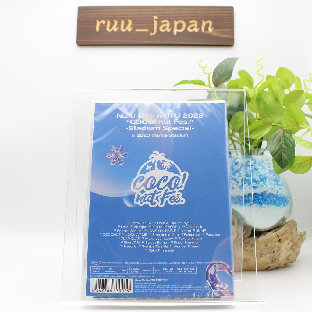 Blu-ray NiziU Live with U 2023 COCO! nut Fes. in ZOZO Marine Stadium Standard