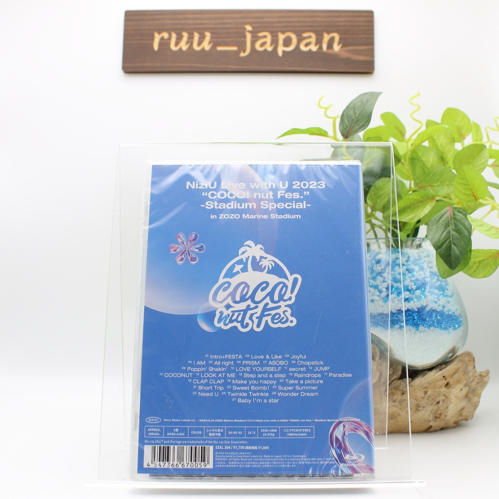 Blu-ray NiziU Live with U 2023 COCO! nut Fes. in ZOZO Marine Stadium Standard